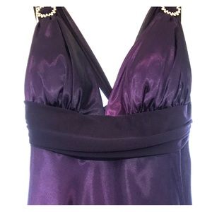 Gorgeous purple hombre gown